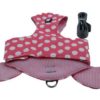 Printed Harness Leash Set – Xl, Polka Pink