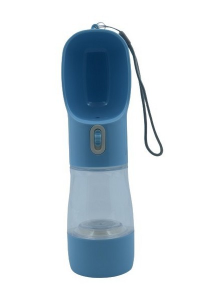 2 -in- 1 Travel Pet Bottle – 25.5 *7 CM Blue