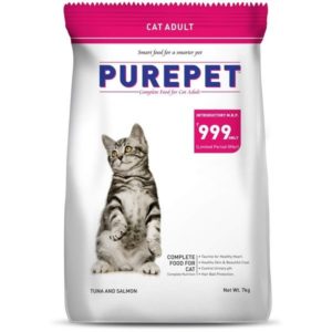 Purepet Tuna And Salmon Cat Adult Dry Food, 6Kg