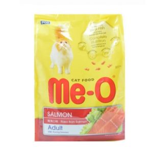 Me-O Adult Cat Dry Food, Salmon Flavour, 1.1 kg