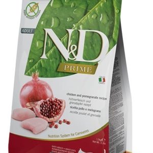 Farmina N&D Prime Grain Free Chicken & Pomegranate  Adult Dry Cat Food,1.5 Kg