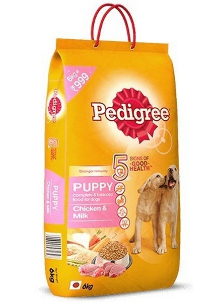 Pedigree Dry Dog Food – Chicken & Milk, For Puppy, 6 Kg