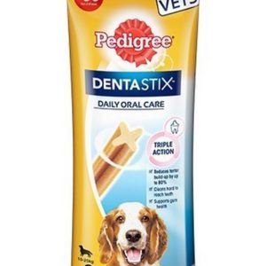 Pedigree Dentastix Adult Medium Breed Oral Care, 77Gm (3 Sticks)