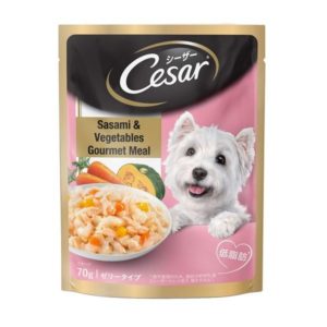 Cesar Sasami and Vegetables Gourmet Meal, Gravy Food for Adult Dog, 70gm