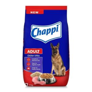 Chappi Adult Dry Dog Food, Chicken & Rice, 3 kg