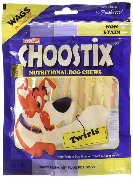 Choostix Twirls Dog Treat, 100 g