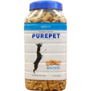 Purepet Dog Treat Milk Flavour Biscuit 500Gm