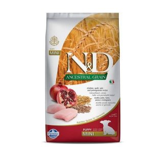 Farmina N&D AG Mini Breed Dry Puppy Food Chicken & Pomegranate 800 gm