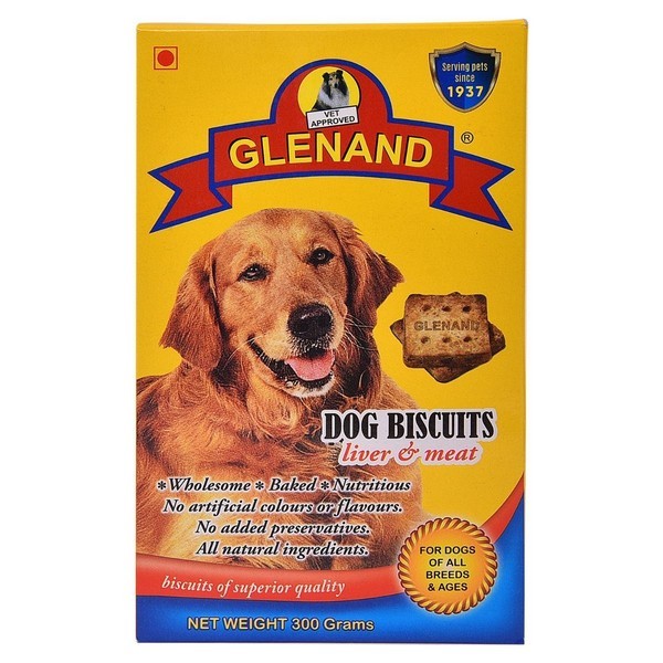 Glenand Dog Biscuits Liver & Meat 300Gm