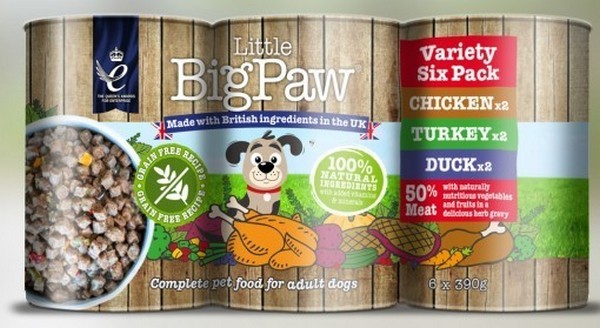 Little Big Paw Multi Flavour Gravy Food For Dog,6x390gm (Chicken,Turkey & Duck)