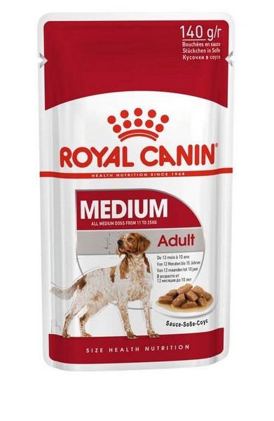 Royal Canin Medium Adult Gravy Dog Food,140gm