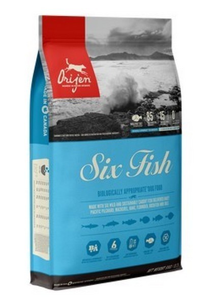Orijen Six Fish Dry Dog Food For All Breeds and Lifestages, 2kg