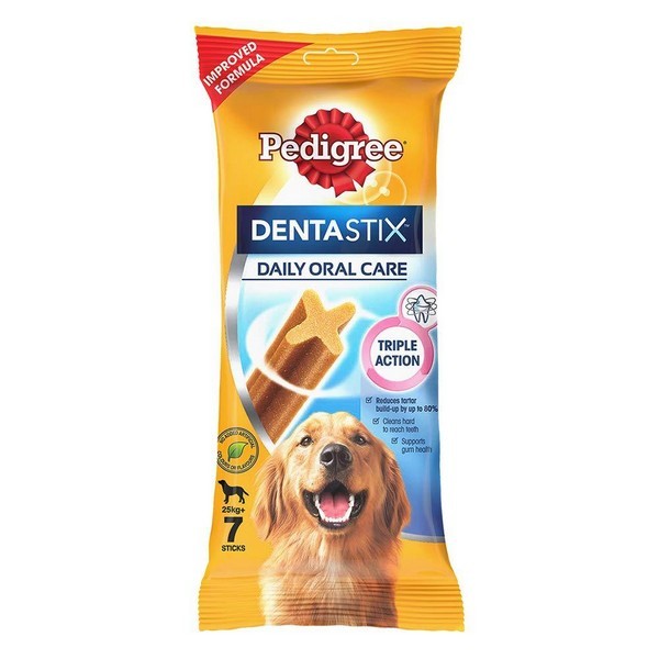 Pedigree Dentastix Large Breed Oral Care Dog Treat, 270 gm (7 Chew Sticks)