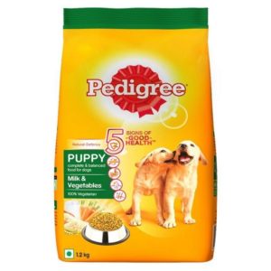 Pedigree Puppy Milk and Vegetable Dry Dog Food, 1.2kg