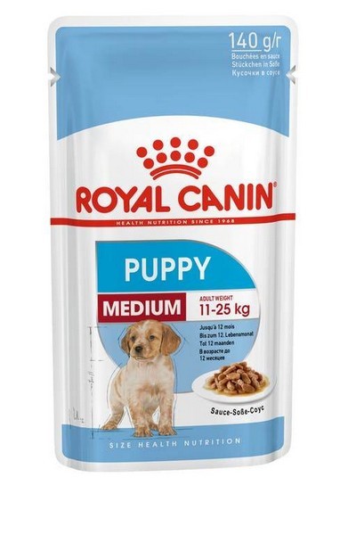 Royal Canin Medium Puppy Gravy Food 140gm
