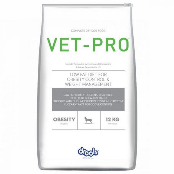 Drools Vet Pro Obesity Dry Dog Food 12Kg