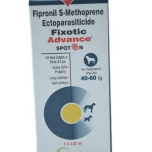 Vetoquinol Fixotic Advance Spot On, 1 x 4.02 ml, for Dog size 40-60 kg