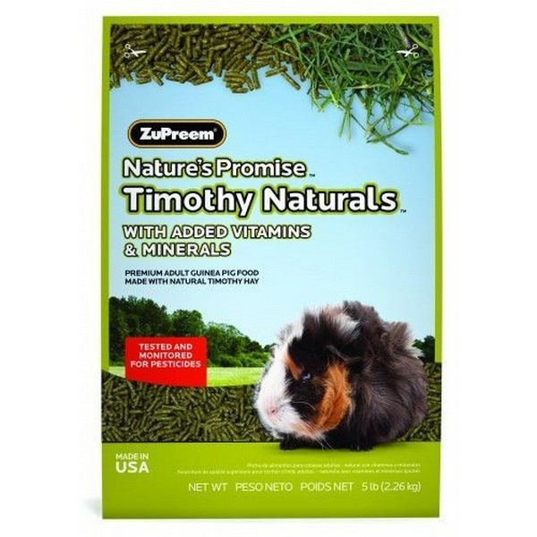 Zupreem Timothy Naturals Food For Pet Guinea Pig 2.26 Kg