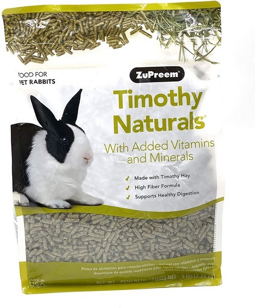 Zupreem Timothy Naturals Food For Pet Rabbit 2.26 Kg