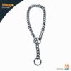 Waago Collar Choke Chain for Professional Training-No 10 (50cm) Black