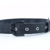 Waago Polyester Double Layer Dog Collar (1.25inch X 64 cm), Black