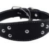 Pet Collar-Pseudo Leather 4, Black