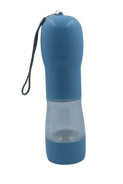 2 -in- 1 Travel Pet Bottle 25.5 *7 CM Blue