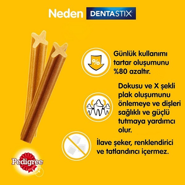 Pedigree Dentastix Adult Medium Breed Oral Care, 77Gm (3 Sticks)
