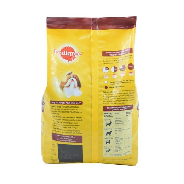 Pedigree Lamb Flavour and Vegetable for Adult Small Dog, 1.2kg