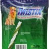 Twistix Dog Treat for Large Breed, Vanilla & Mint Flavour, 156 gm