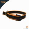 Waago Polyster Leash and Collar Set For Medium and Large Dog Orange (137 x 64cm)