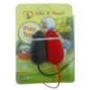 Kiki N Pooch Play Toy for Cat, Red and Grey Mouse