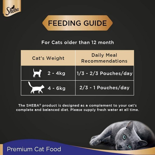Sheba Chicken Premium Loaf, Fine Gravy Food for Cat 70gm