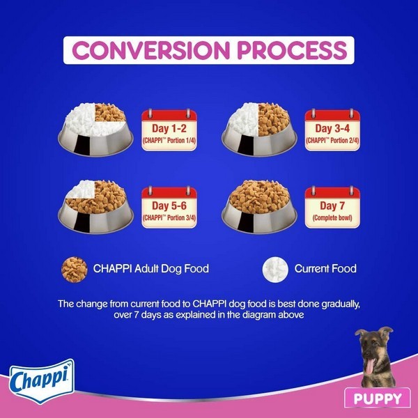 Chappi Puppy Dry Dog Food, Chicken & Milk, 3 kg