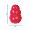 Kong Classic Rubber Chew Toy for Medium Dog (7-16 kg)