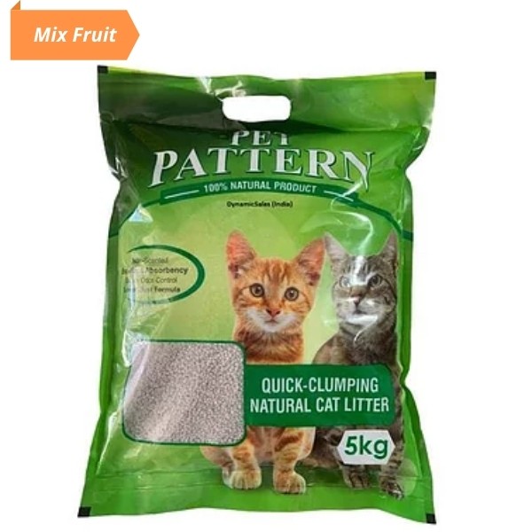 Pet Pattern Cat Litter, 6.5L/5 kg (Mix Fruit)