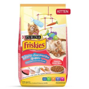 Purina Friskies Kitten Discoveries Dry Food with Tuna,Chicken,Milk and Vegetables,400gm