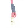 Waago Rope 18mm with Brass Hook for Small and Medium Dog, (140 cm) Mix Red