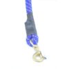 Waago Rope 22mm with Brass Hook for Medium and Large Dog, (140 cm) Blue