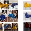 Reflective Dog Raincoat ? 3XL, (50.5cm x 60cm x 60cm), Blue