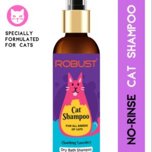 Robust Dry Bath Cat Shampoo -200ml for All Breed