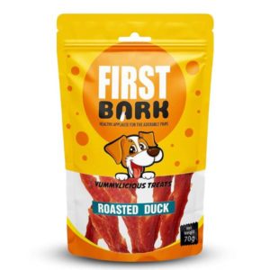 First Bark Roasted Duck Dog Treat, 70Gm