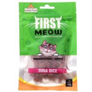 First Meow Tuna Dice Cat Treat, 40 Gm