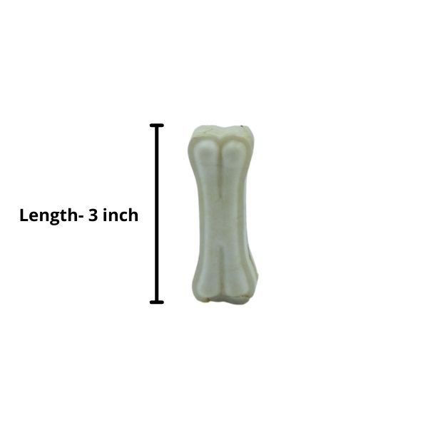 Waago Dog Chew Bones for Puppy and Small Dogs- 4 Bones (3 inch)