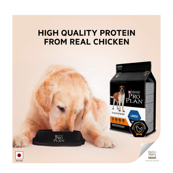 Purina Pro Plan Adult Large Breed Dry Dog Food, Chicken Flavour, 2.5 kg