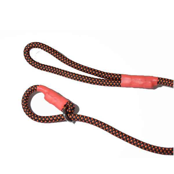 Waago Rope Leash for Small Dog, 4 ft, Red