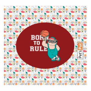 Born to Rule T-shirt for Dog, Color Red, Size 30