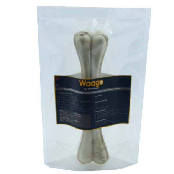 Waago Dog Chew Bone for Medium and Large Dogs ,1pc  (8 inch)