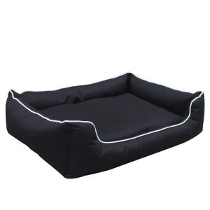 Waago Soft Bed for Pet ? Melody Black- Large Size (21 x 32 inch)