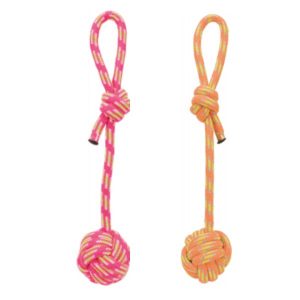 Trixie Playing Rope with Wooven-in Ball ? 7/37cm